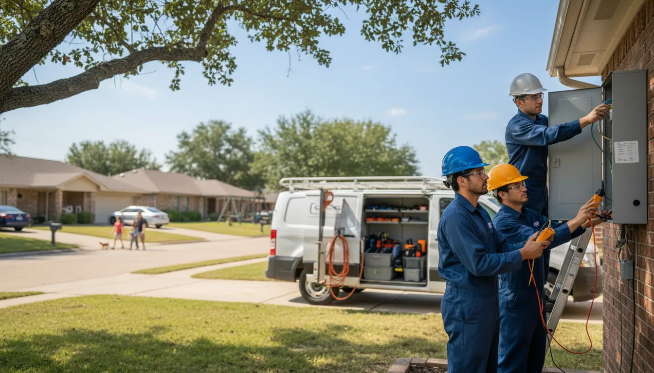 Certified electrician providing emergency electrical services in Lynnville, IN